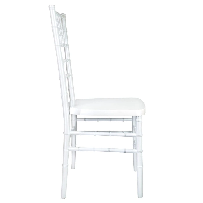 RESIN STEEL CHIAVARI CHAIR - PEARL WHITE - Image 4