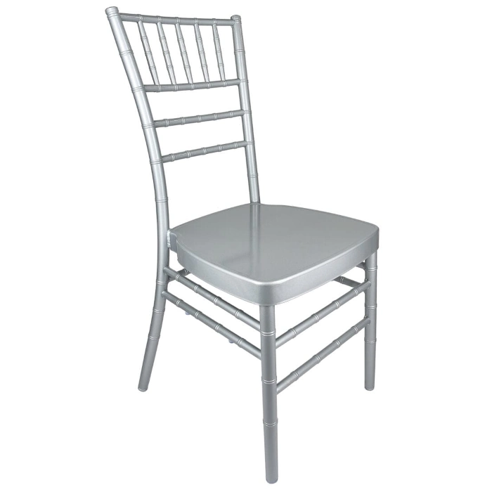 ALUMINUM CHIAVARI CHAIR - SILVER