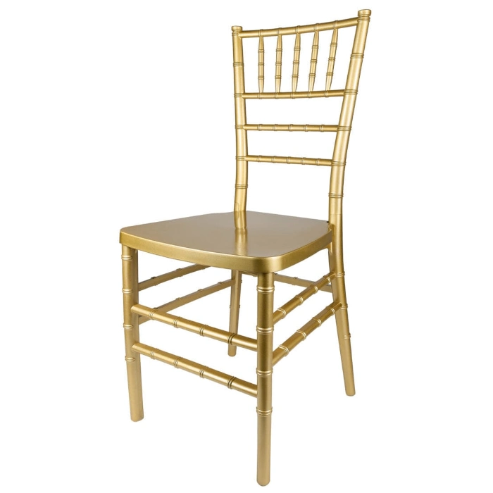 TOUGH RESIN CHIAVARI CHAIR - GOLD - Image 3