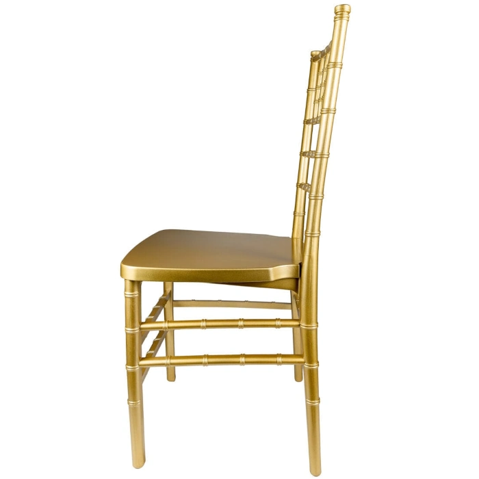 TOUGH RESIN CHIAVARI CHAIR - GOLD - Image 4