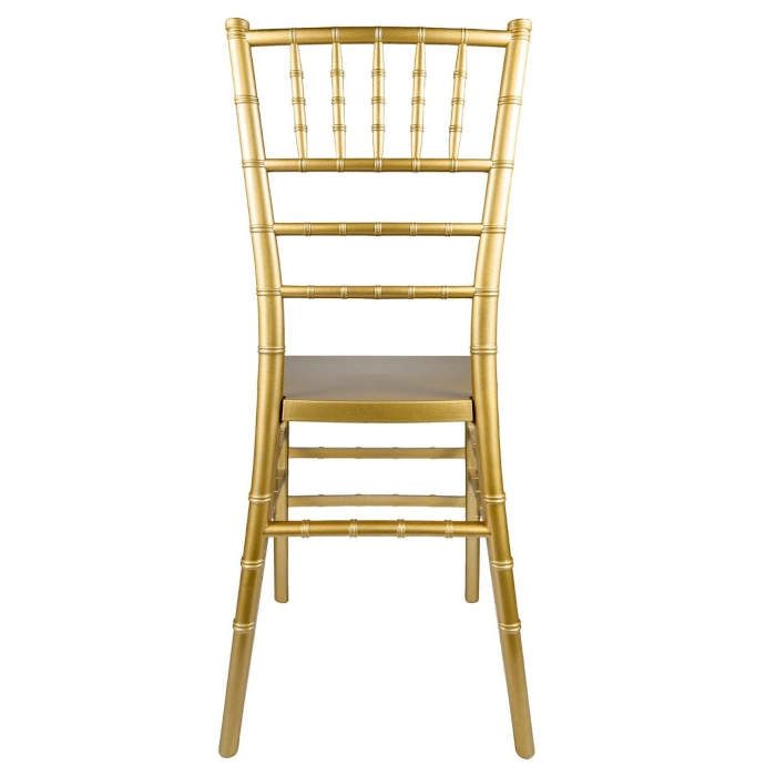 TOUGH RESIN CHIAVARI CHAIR - GOLD - Image 5