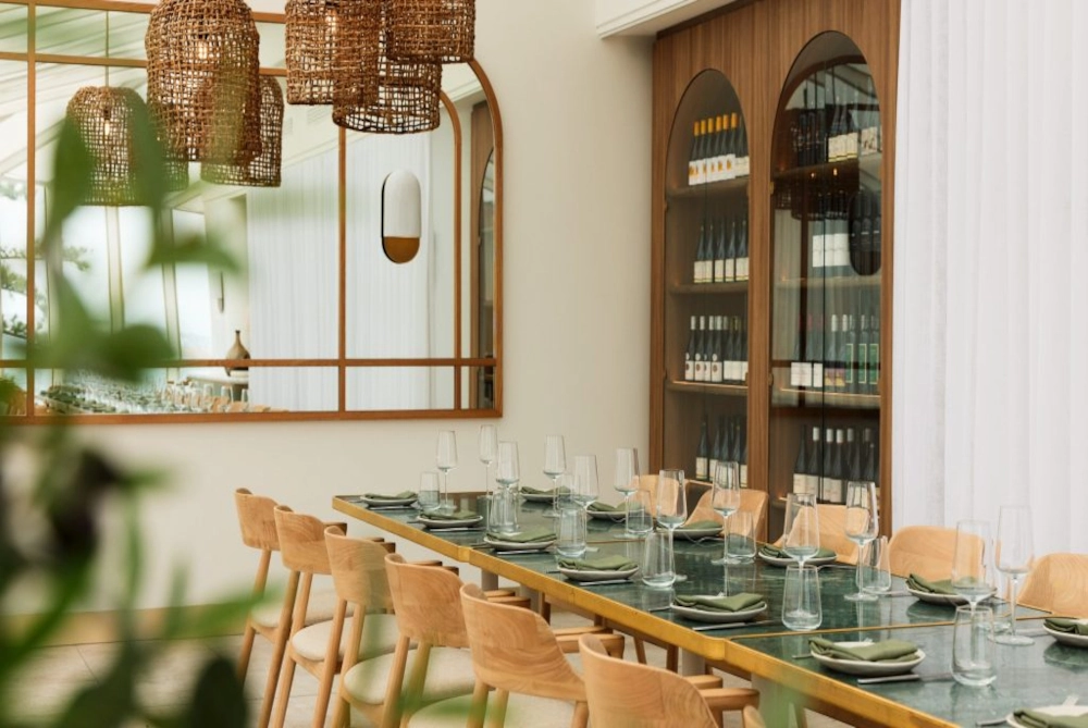 Brighton Novotel Premium Marble Reception Desk Coastal Luxury RON GROUP x Brighton Novotel Custom Marble Reception Desk