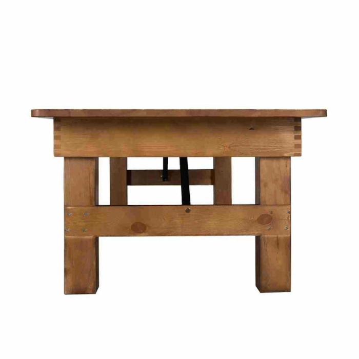 CHESTNUT LEG FARM TABLE - 10 KIDS - Image 2