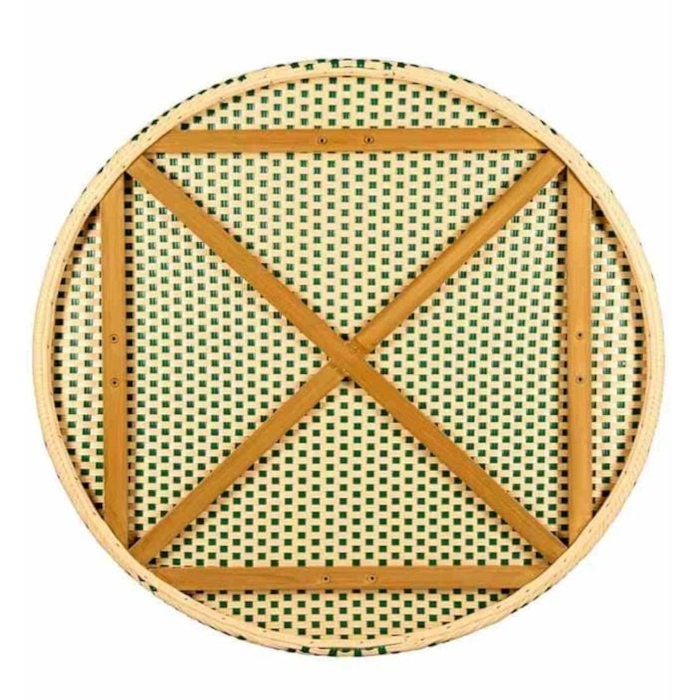 GREEN FRENCH BISTRO TABLE - 4 ADULTS - Image 3