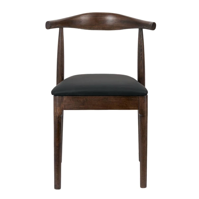 HORN CHAIR - BLACK AND WALNUT - Image 2