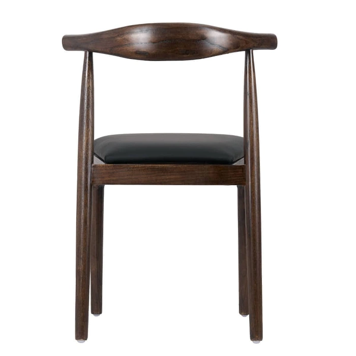 HORN CHAIR - BLACK AND WALNUT - Image 3