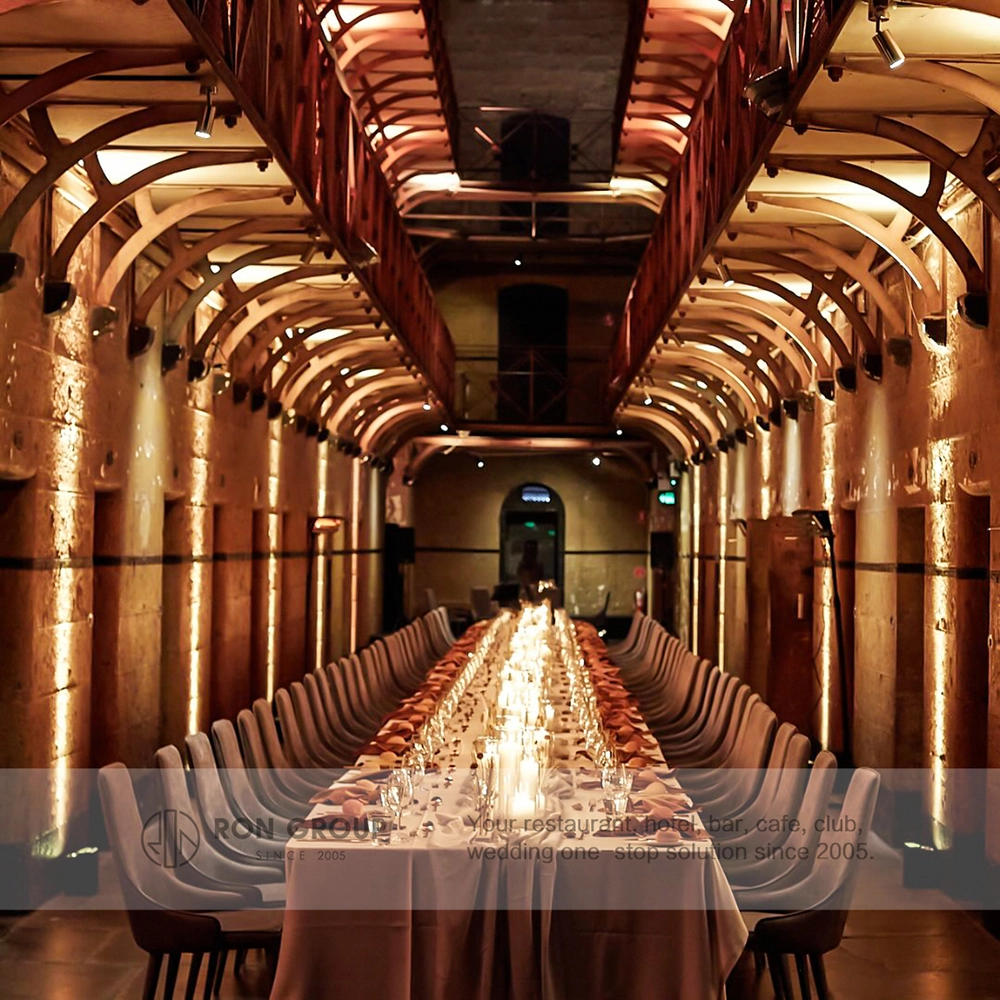 Luxury Event Table Arrangement with Chairs, Glassware and Florals